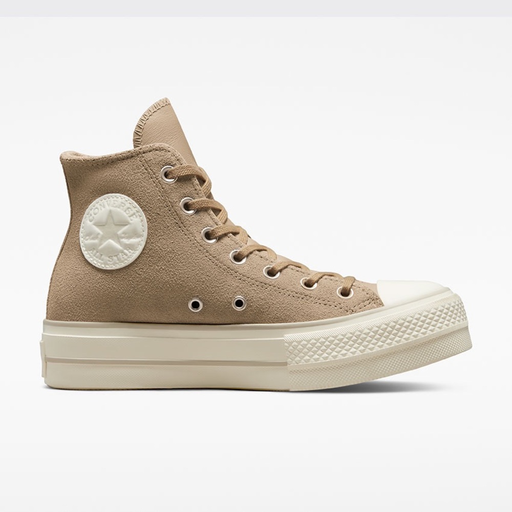 Converse Women's High-Top Sneakers - suede tan. Price firm